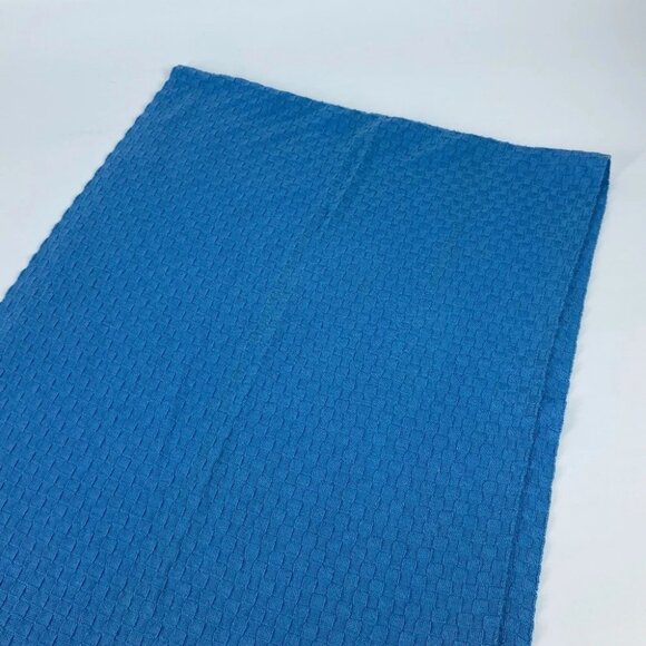 LOUIS VUITTON M75595 Micro Damier Scarf Cashmere / cotton blue - Picture 4 of 13